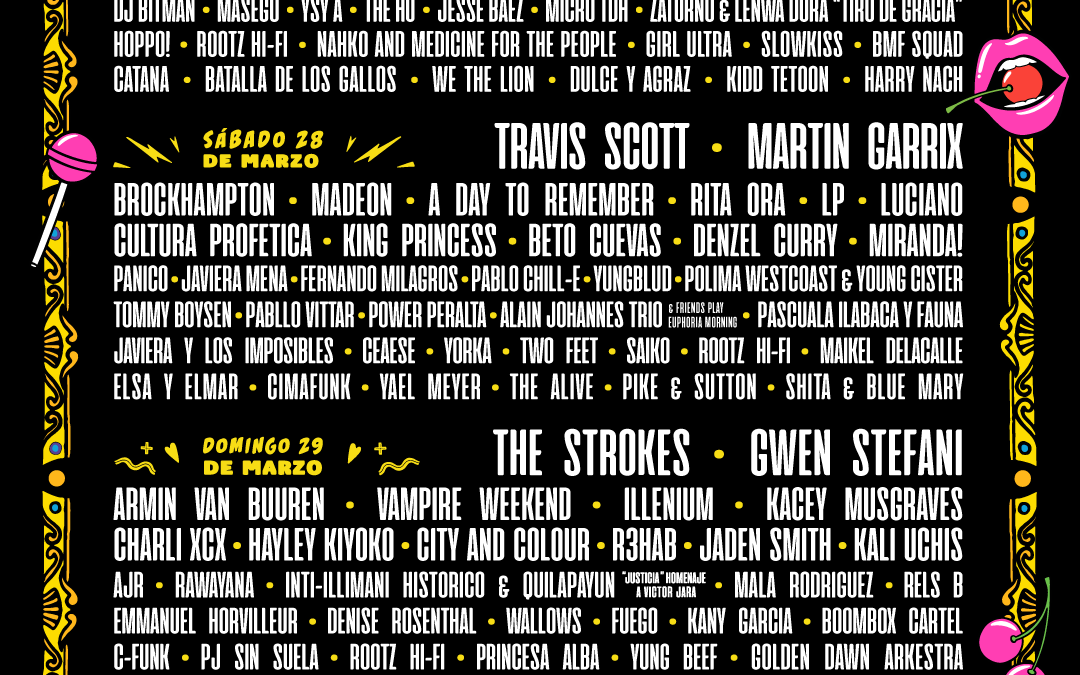 Lollapalooza revela su cartel diario: Abre Guns n’ Roses y cierra The Strokes
